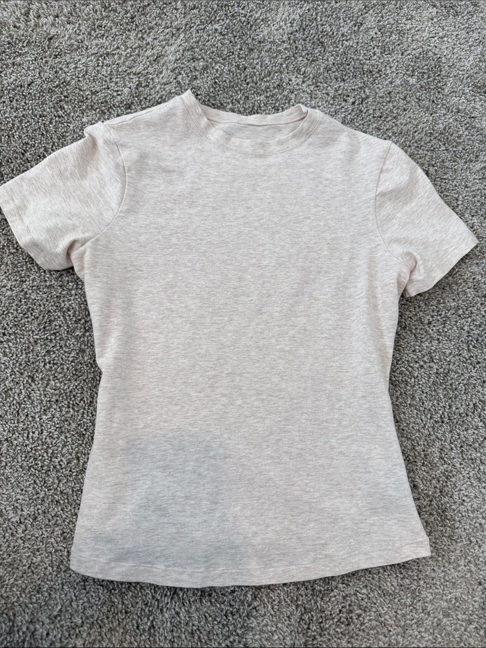 Classic Crewneck Women's Tee - Cream